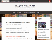 Tablet Screenshot of kvadraturanakrugot.crnaovca.mk